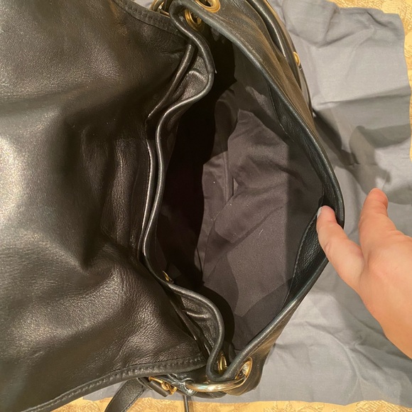 Miu miu black leather tote bag - Picture 5 of 7